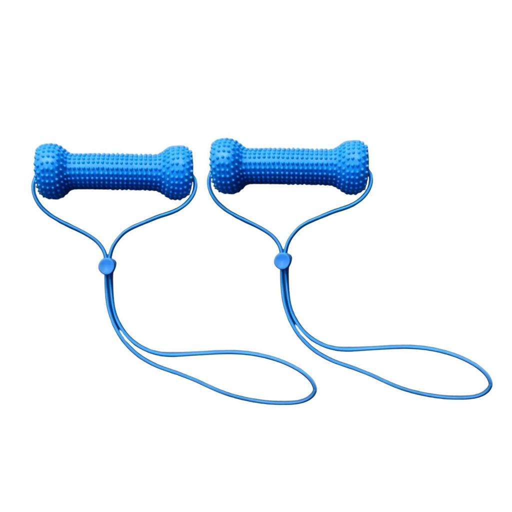 2Pcs Clean Mouth Prop Dog Toys Bite Resistant for Medium and Large Dogs Portable Canine