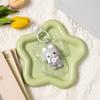 Slow Rising Squeeze Toy Keyring Food Grade Silicone Fidget Toy Kawaii Squishy Toy Keychain  Adults