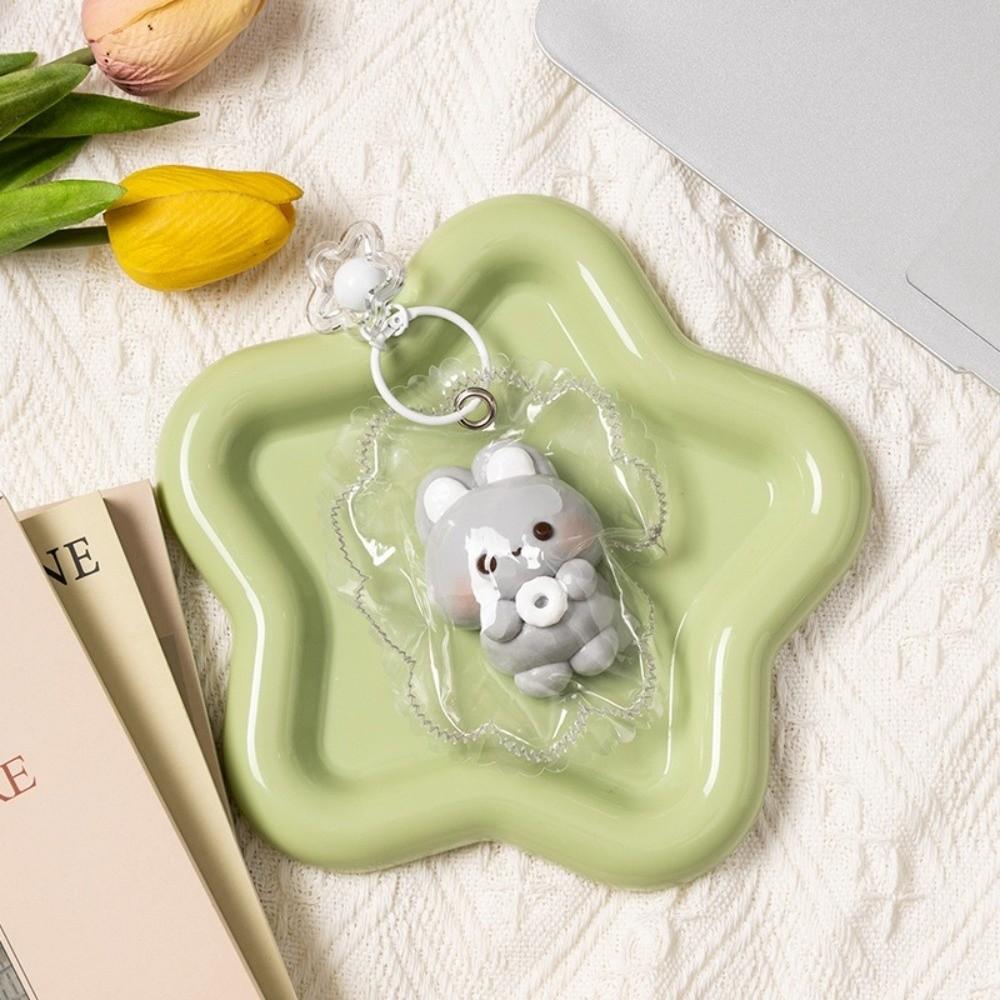Slow Rising Squeeze Toy Keyring Food Grade Silicone Fidget Toy Kawaii Squishy Toy Keychain Adults