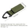 1/2/3Pcs Tactical Hanging Key Hook Clip Clamp Buckle Nylon Webbing Molle Belt Carabiner Outdoor Strap Climbing Accessories