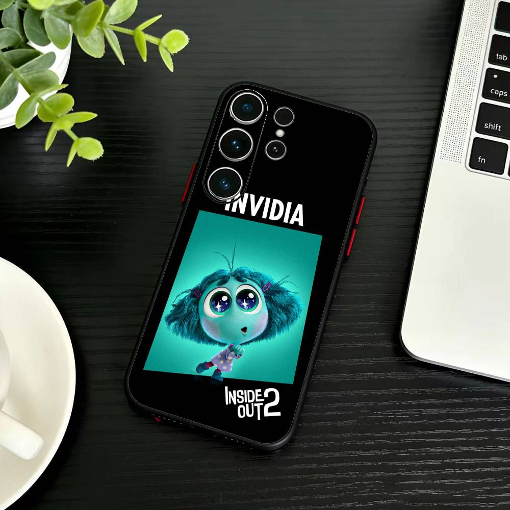 Adventure Anime Inside Out  Phone Case For Samsung S26,S25,S24,S23,S22,S21,S20,Ultra,Plus,FE Black Soft Cover