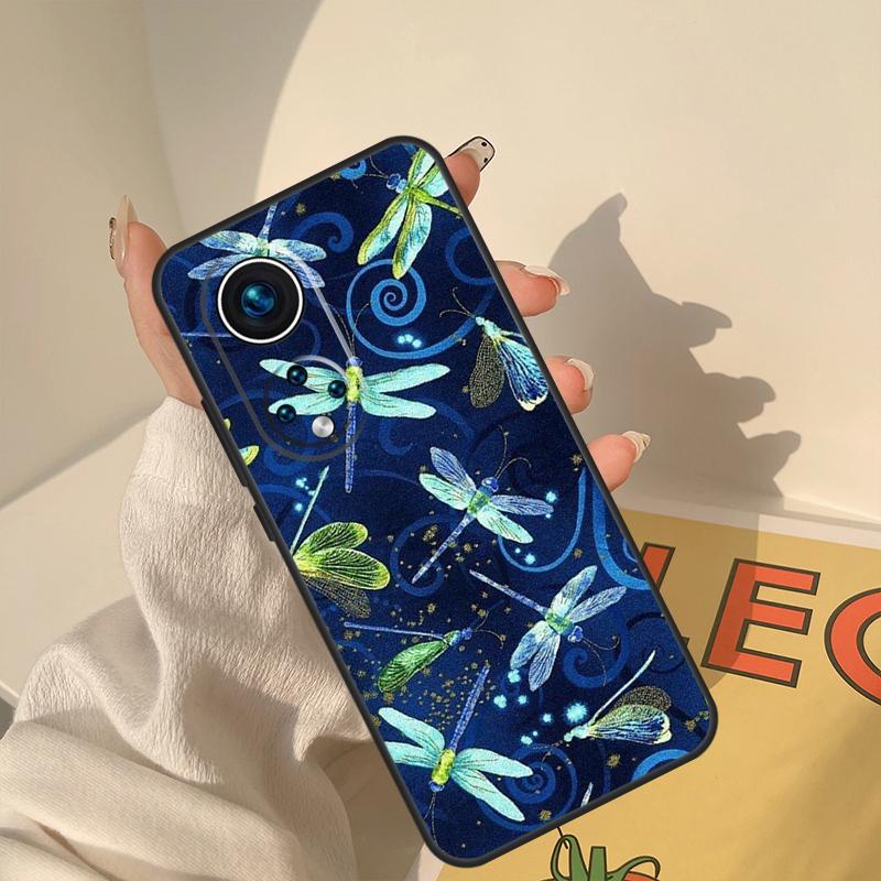 Dragonfly Animal Art Case For Honor Magic 8 Pro 7 6 5 Lite Cover For Honor 200 400 50 70 90 X8a X8b X9a X9b X9c