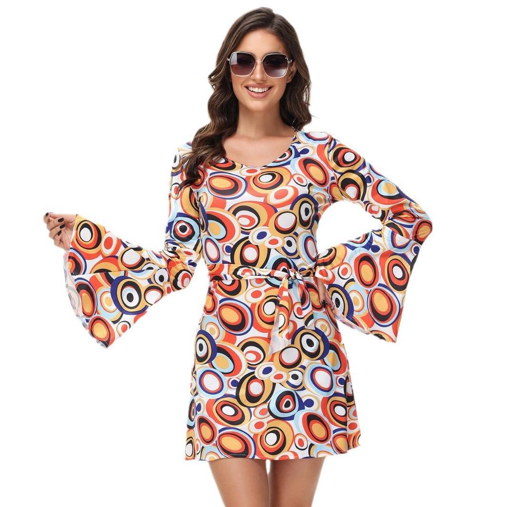 Halloween 70s Disco Hippie Costume