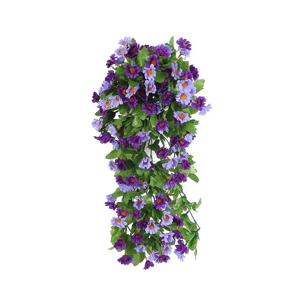 100cm Artificial Plant Creeper Wall Mounted Artificial Ivy Green Hanging Vine DIY Wreath Cover Pipeline Home Garden Decoration