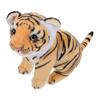 Tiger Shaped Toy Children Plush Tiger Plaything for Home Decor Realistic Design Assorted Color 1Pc