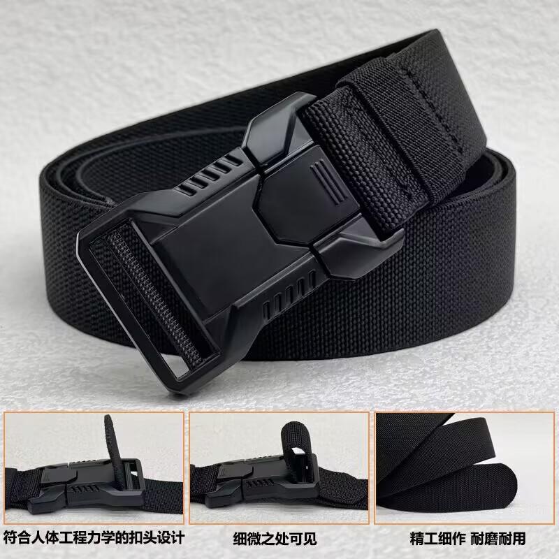 New Tactical Quick Release Buckle Training Nylon Belt Outdoor Versatile Work Belt Men's Quick Detach Belt