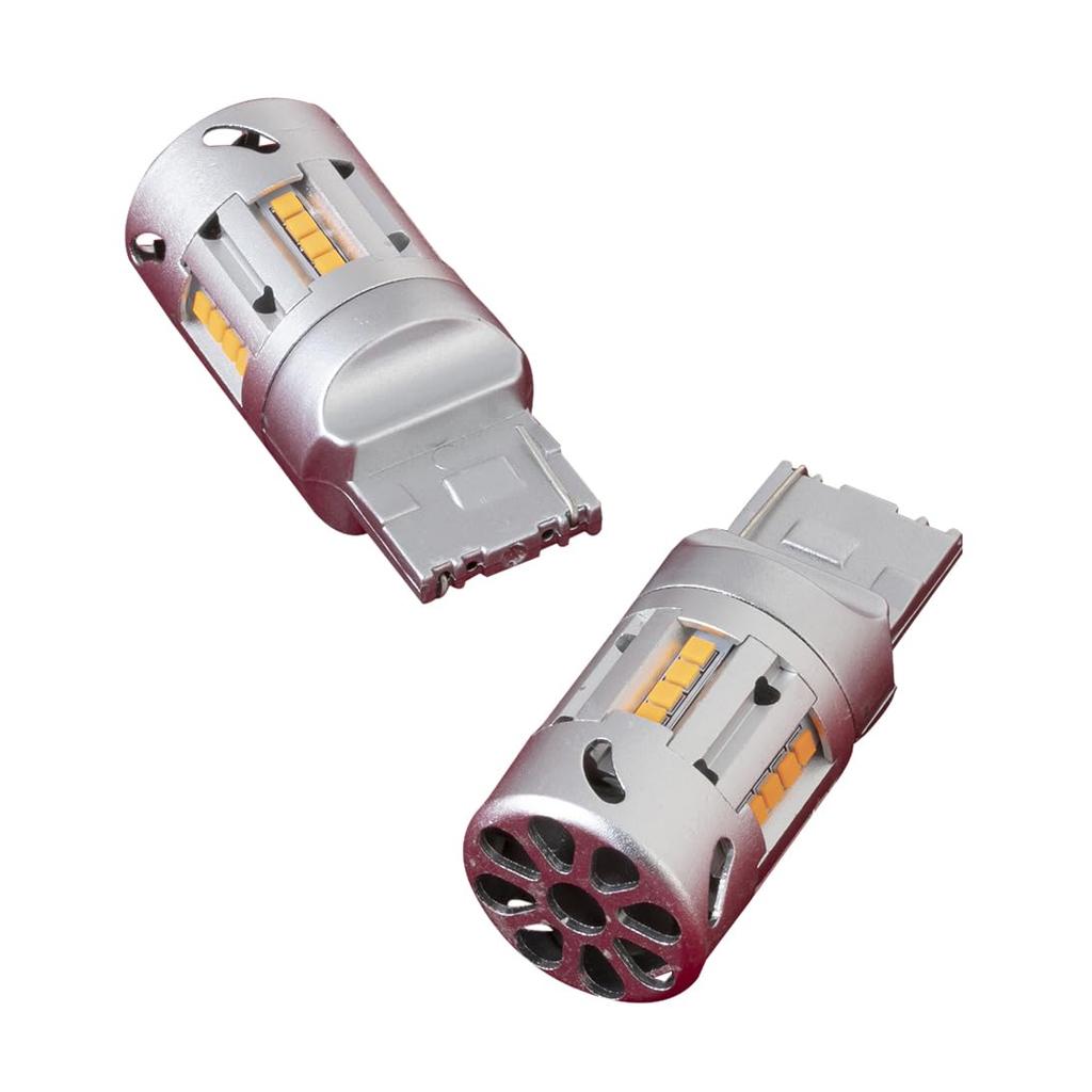 Valenti Jewel LED Turn Signal Bulb with Easy Installation WR01-T20-AM Built-in Resistor, T20,