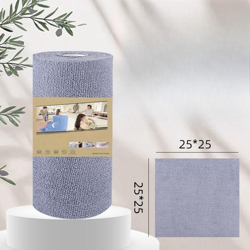 50sheets Reusable Cleaning Wipe Household Kitchen Cloth Towel Rolls Dish Rags Wash Paper Towel Replacement