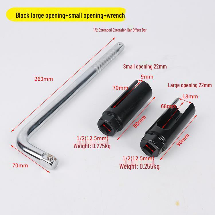 22mm Lambdasonden-Entfernungswerkzeug für Auto - Steckschlüssel für vordere und hintere Sensoren