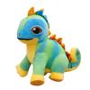Plush Dinosaur Toy With Color Changing Blue Soft Stuffed Animal For Kids Playroom Decor