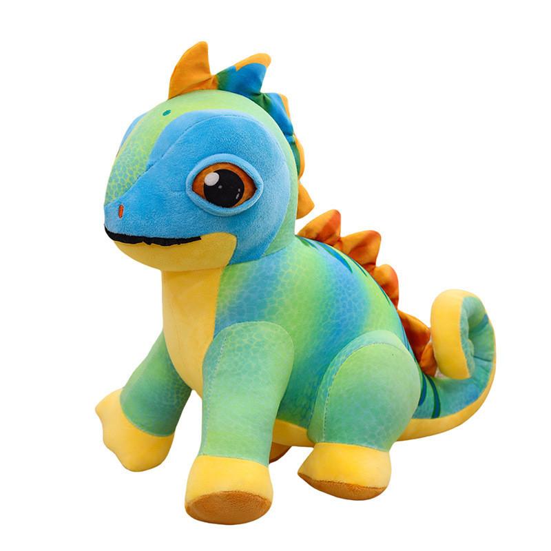 

Plush Dinosaur Toy With Color Changing Blue Soft Stuffed Animal For Kids Playroom Decor 40cm