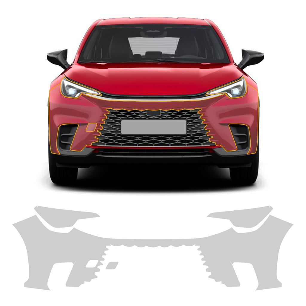 TPU Protective Film for Lexus LBX 2023-2026 Interior Stickers Scratch Resistant Car Modification Accessories