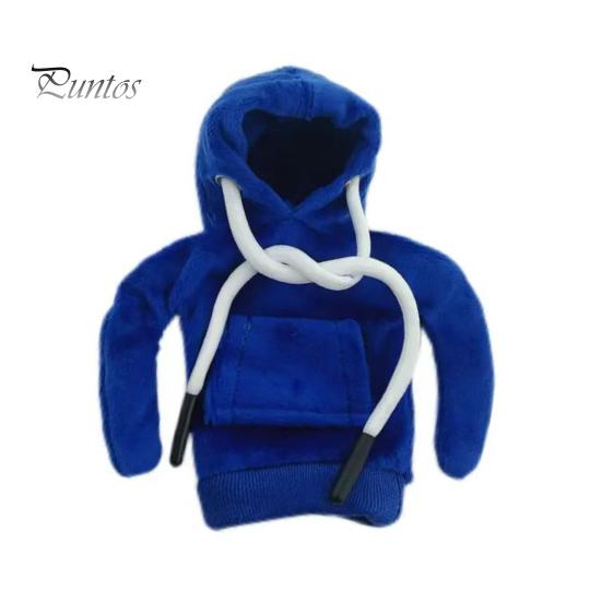 

Универсальная толстовка с капюшоном для рычага переключения передач автомобиля, чехол для рычага переключения передач, забавная мини-толстовка с капюшоном, автомобильный декор, украшение для салона автомобиля, подарок синий