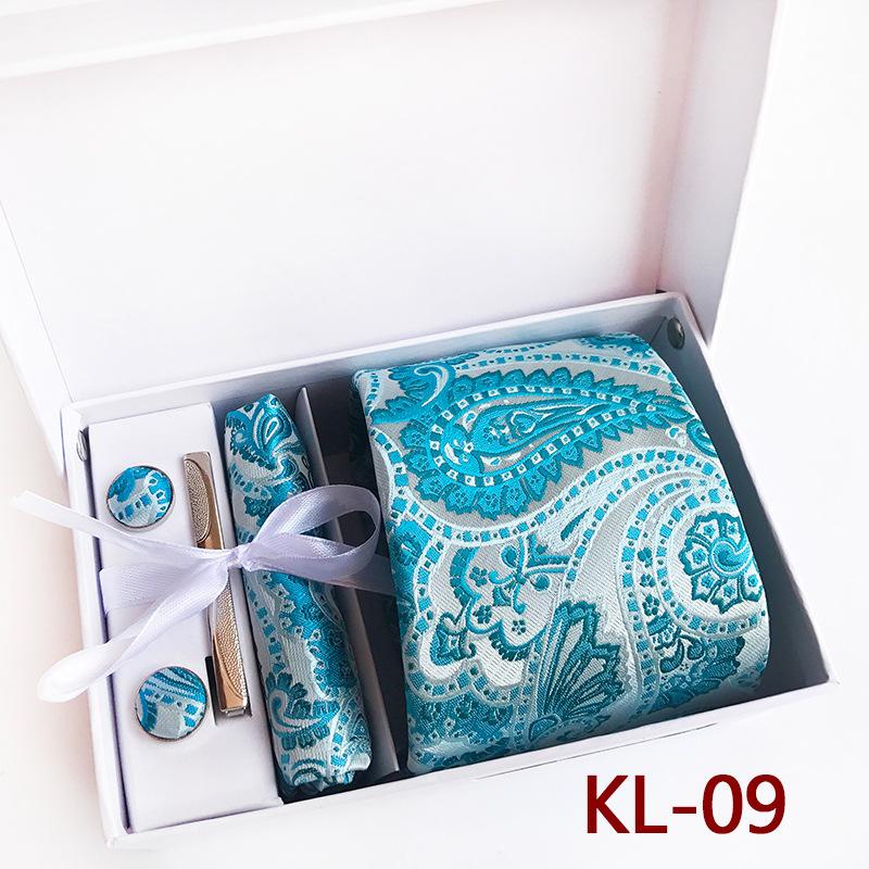 Polyester Business Executive Men'S Tie 6-Piece Gift Box Tie