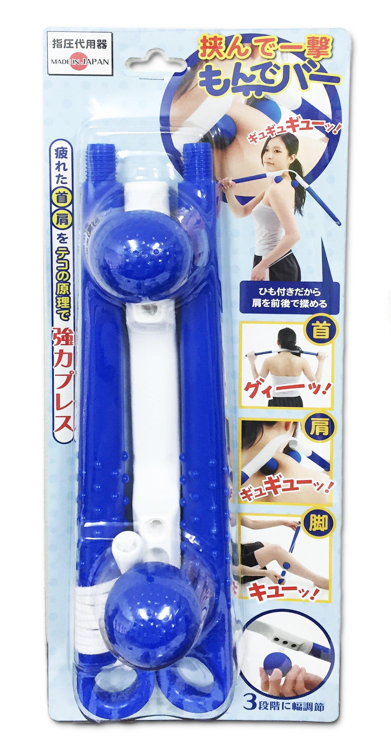 

С силиконовым специальным приспособлением для жесткой крышки Monde Bar, изготовленной в Японии, плечи, (Заменитель шиацу), (синий) синий