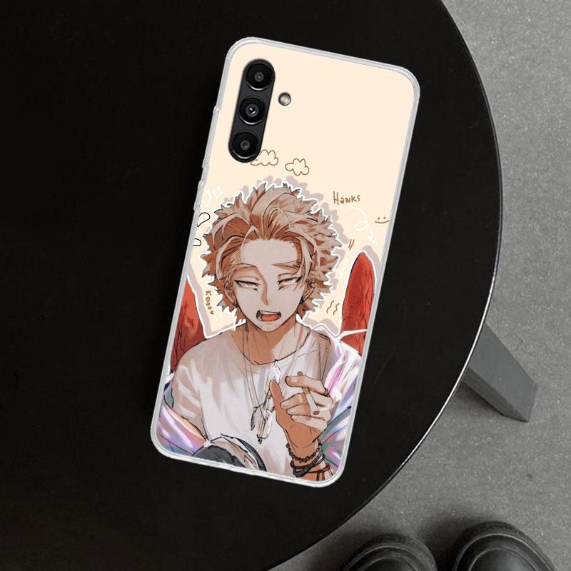 Hawks MHA My Hero A-Academy Phone Case Cover for Samsung Galaxy A17 A16 A26 A36 A56 A57 A37 A15 A25 A35 A55 A14 A24 A34 A54 A13
