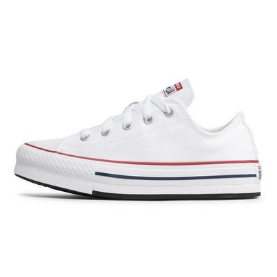 Chuck Taylor All Star Classic Lässig Langlebig Low Top Canvas Schuhe Kinder Sneaker Weiß 272858C