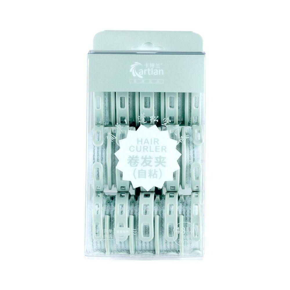 

Nylon DIY Hairdressing Tools New Green Self-adhesive Sticky Hair Curls Plastic Hair Styling Tools Heatless Hair Curlers Hair