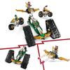 Lego® ninjago® 71820 le véhicule combiné de l’équipe des ninjas - planeur, bolide ou motos