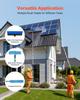 Solar Panel Cleaning Kit, 12.03 m, Water Fed Pole Kit with Cleaning Brush, Soap Dispenser, Extendable Aluminum Telescopic Pole, 180° Rotatable Brush