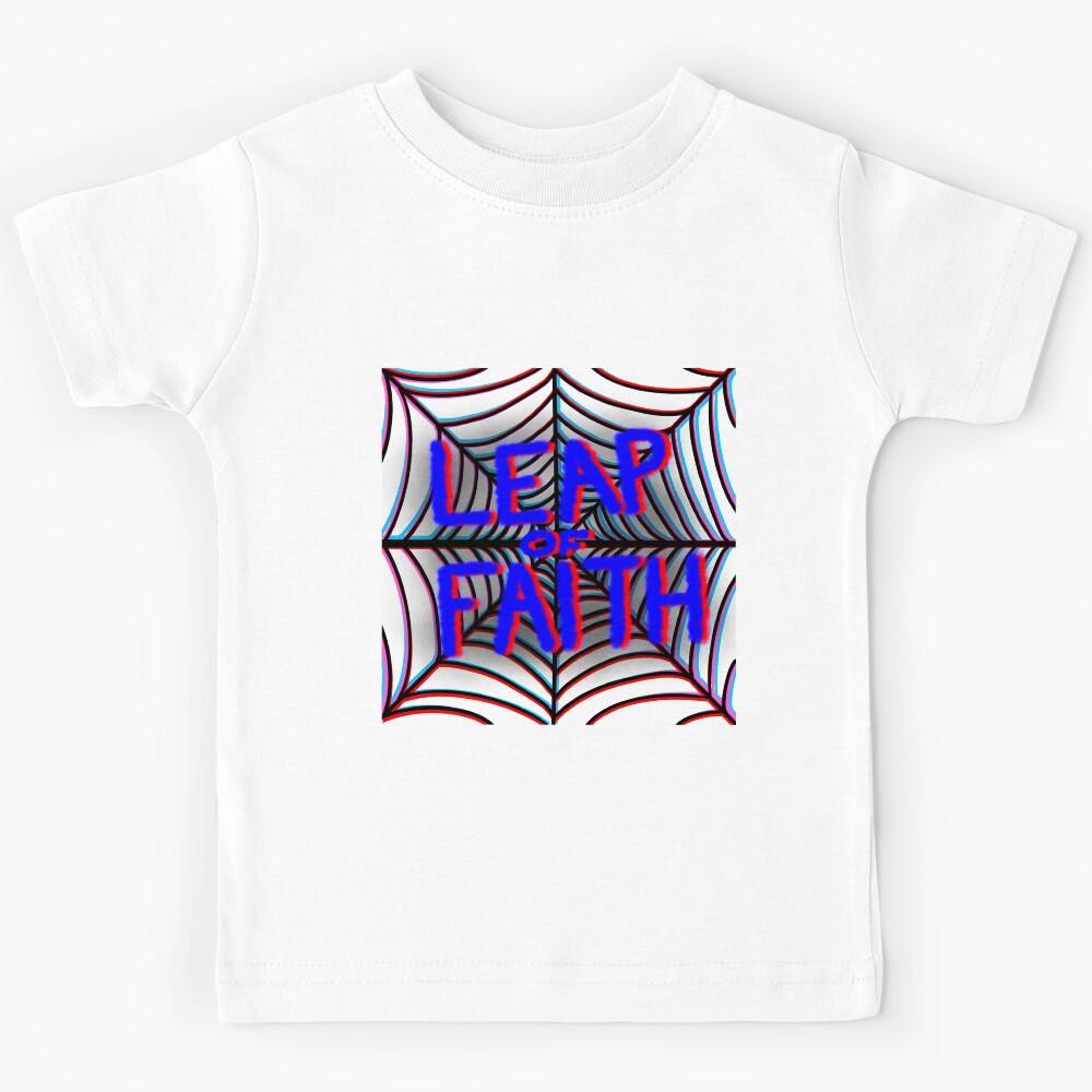 Spider Verse Leap of Faith Web Slinger Kids T-Shirt 110