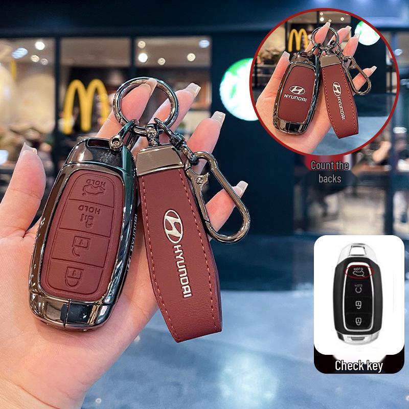 Kompatible Schlüsselhülle für Hyundai Modelle: Elantra, ix35, Coupe, Tucson, Mingtu, ix25 und Kona