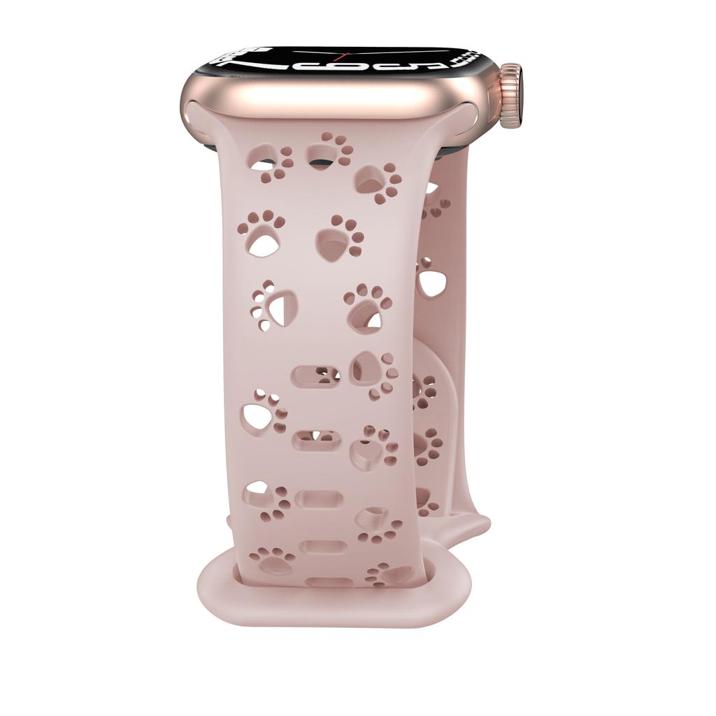 Dog Paw Silicone Strap For Apple Watch Band 44mm 40mm Correa 38 42mm bracelet iwatch Series ultra 8 7 SE 6 5 4 3 49mm 45 mm 41mm
