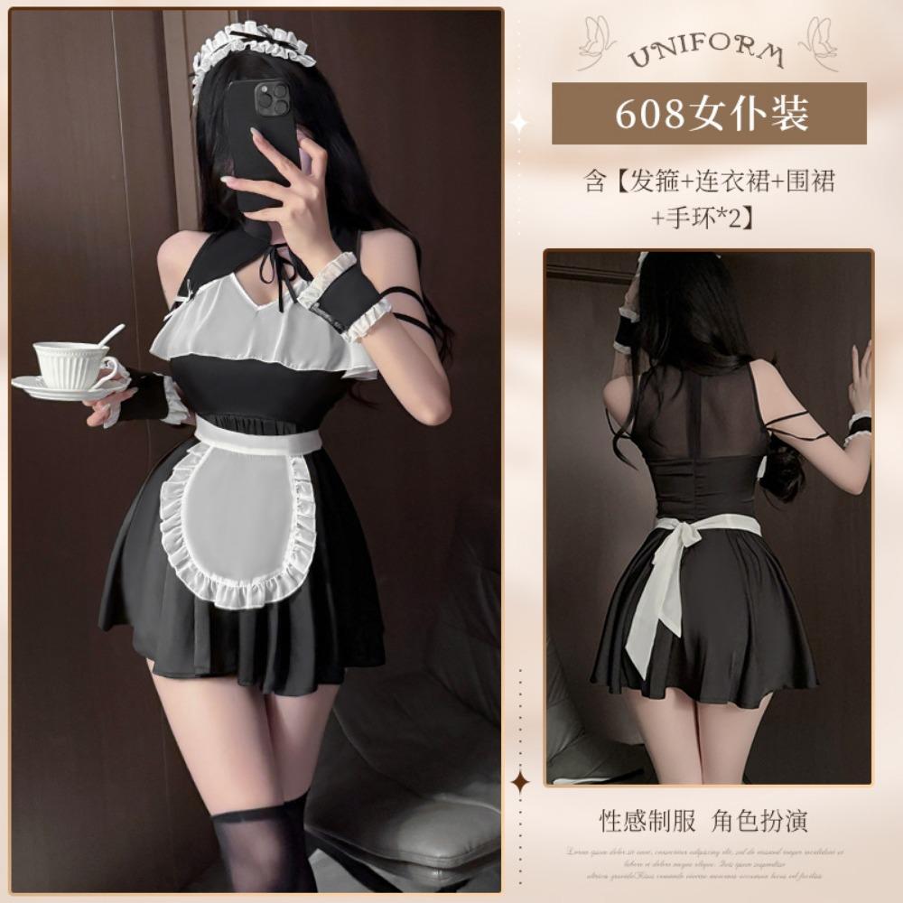 Xianyi Sexy Lingerie Sexy Maid Uniform Temptation Free of Passion Abstinence Fun Suit Qqny608