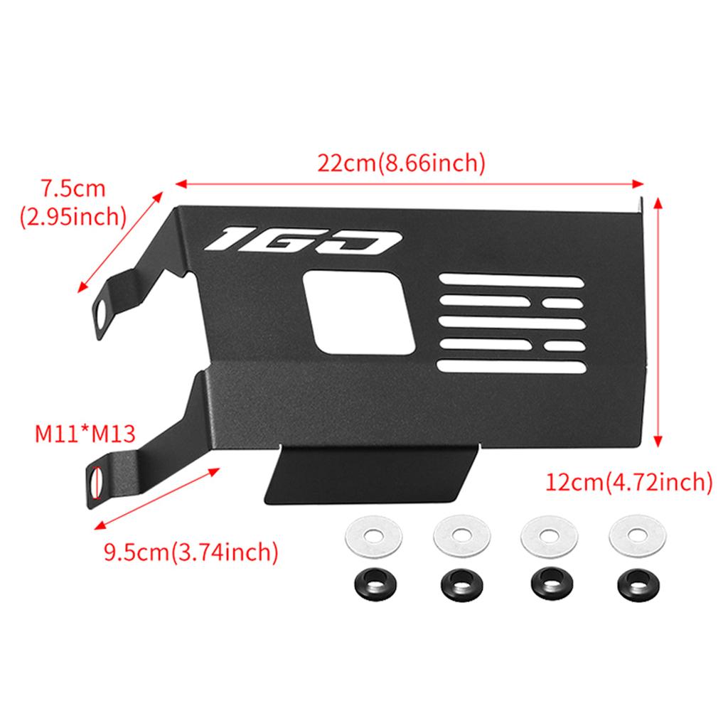 Simple Installation Bottom Cover Underbody Guard Long Service Cover Smooth Riding Experience for ADV160 PCX16 Motorbike