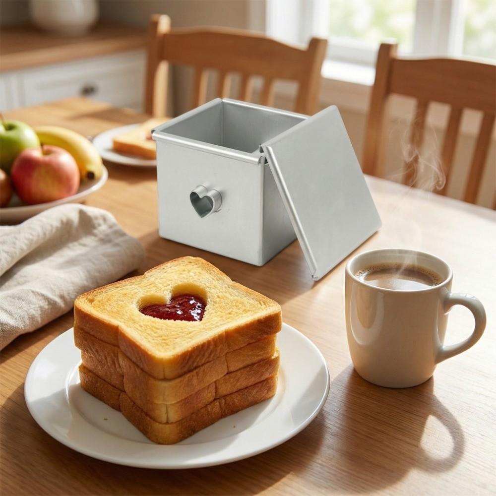 Center Tube Sandwich Bread Box Hollow Bread Loaf Pan Bakeware Cake Baking Pan Travel Cake