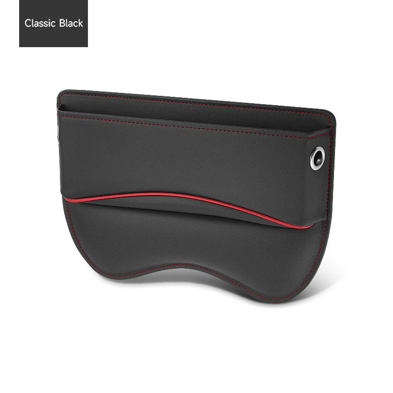 Universeller Auto-Leder-Sitzspalt-Organizer PU Auto-Konsolen-Seitenfach Sitzspalt-Aufbewahrungsbox Innenzubehör Auto-Innenraum