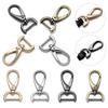 16mm/20mm/26mm Metal Belt Keychain Trigger Clips Pet Leash Hooks Detachable Snap Hook Leather Strap Buckles