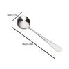 304 Stainless Steel Soup Spoon Tableware Thicken Children Kids Dinnerware Soup fruit Food Spoon for Kitchen Accessories