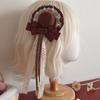 Lacebow Lolita Headdress Cute Hat-shaped Hair Clip Fashion Bow Hair Accessory  Jewelry Accessories