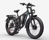 Ridstar E26PRO Ebike Peak 3000W Duální Motor 48V23AH Baterie Hydraulická Brzda Terénní E-bike Pro Dospělé 26" Tlusté Pneumatiky E-Kolo