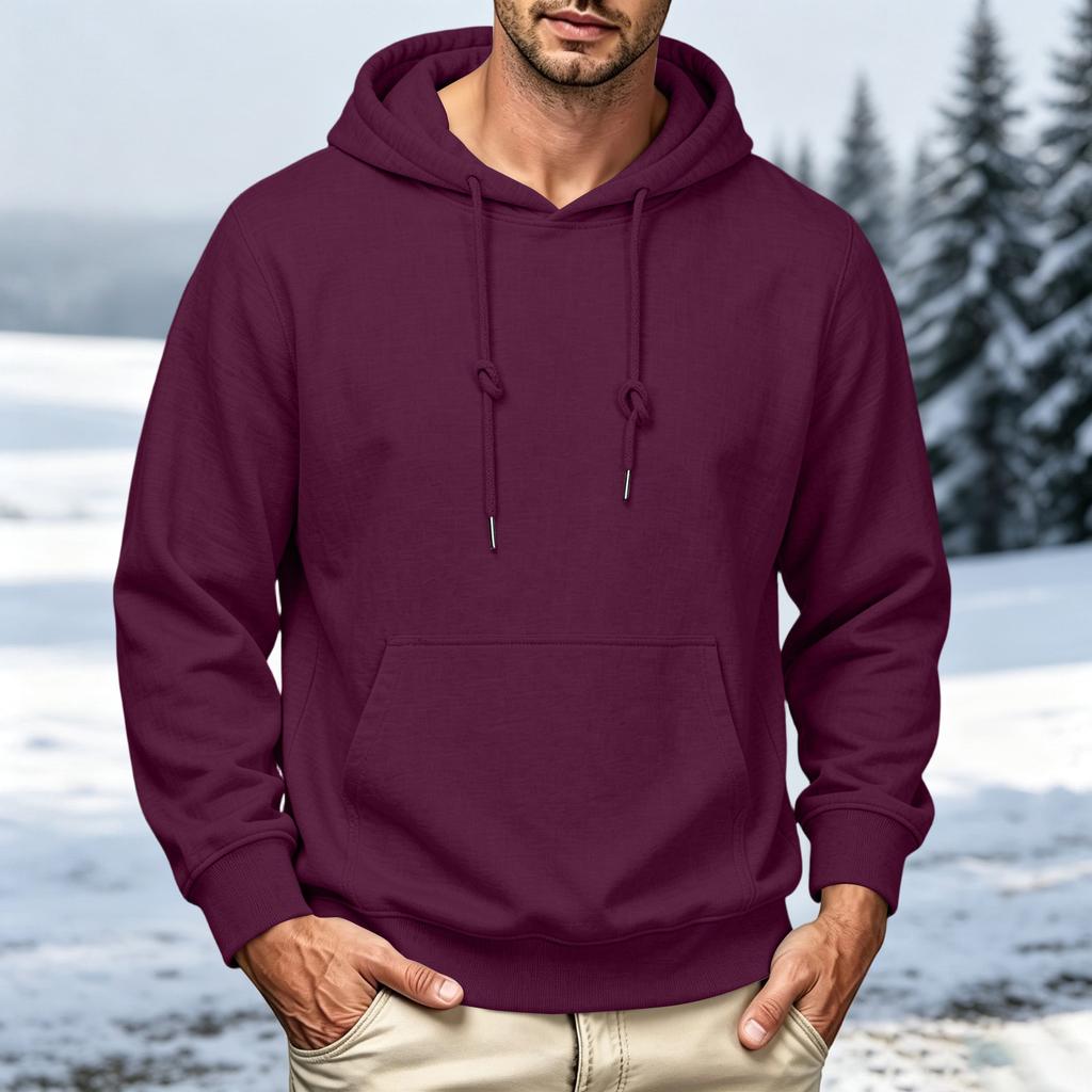 Herren Pullover Hoodie mit Farbe Vielseitig Lässig Alltagsbekleidung