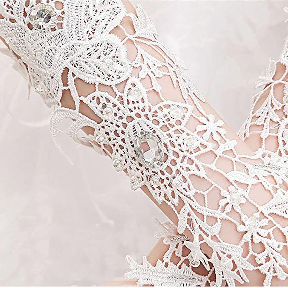 Mittens Events Activities Dress Long Finger Mittens Evening Party Gloves Wedding Bridal Gloves