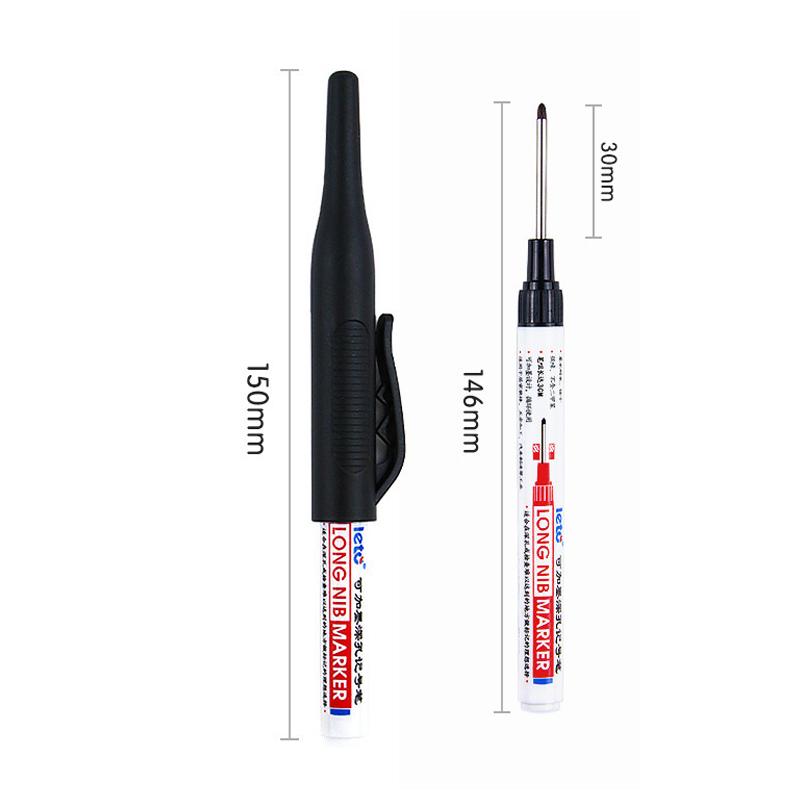 4color Marker Oily 30mm Long Nip Carpentry Renovation Markers Pen,Waterproof Non-Fading Greeting Card Tire Can Not Be Erased