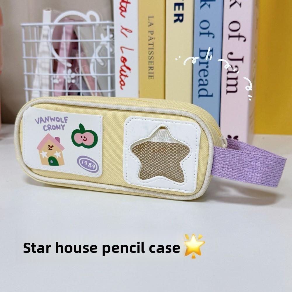 Rabbit Cartoon Stationery Bag Picnic Series Pen Pencil Case Kawaii Pencil Bag  Boys Ang Girls