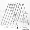 YOXONG Stainless Steel Multi-functional 6-Grid Chopping Board Rack