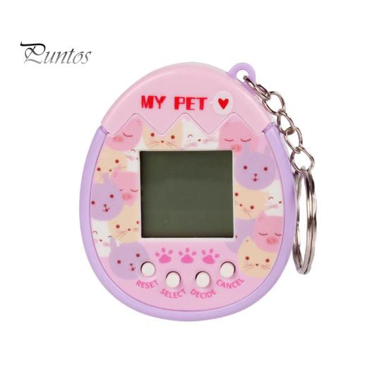Elektroniczna zabawka dla zwierząt z brelokiem 168 zwierząt Mini cyfrowa maszyna dla zwierząt domowych przenośna wirtualna konsola do gier dla zwierząt plecak wisiorek dla dzieci dorośli urodziny
