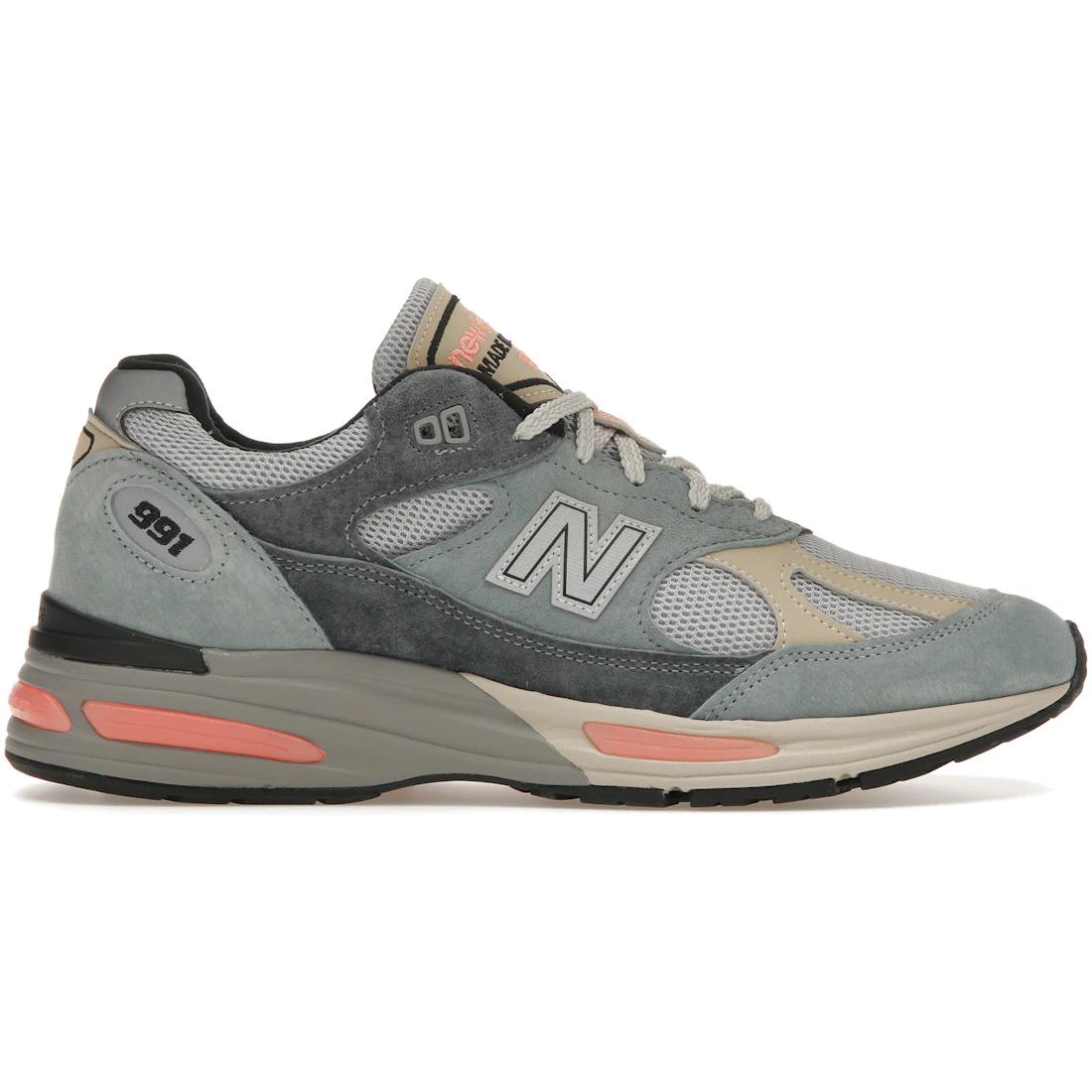 

Sneaker New Balance 991 MiUK Silver Blue Turbulence(U991SG2) 37