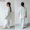 Moisturizing Lyocell Blend Fleece Raglan Pajamas [Wearable Cream] (Beige L)
