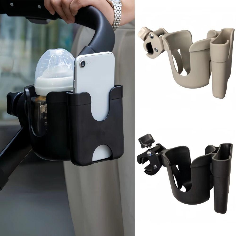 Plastic Stroller Bottle Holder Anti-Slip Mobile Phone Holders Stable Pram Cup Holders  Outdoor