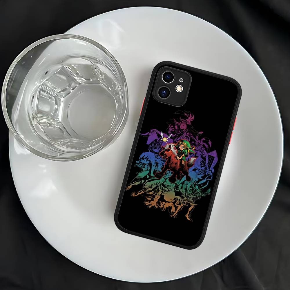 Hot Game The Legend Of Zeldas Silicone Matte Phone Case For Iphone 13 14 15 16 Pro Max 11 12 X Xs Max Soft Cover