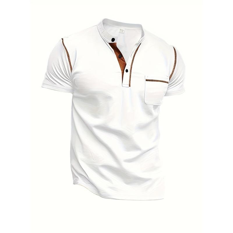 Verano Nuevo Estilo Camiseta de Manga Corta para Hombre Secado Rápido Polo Casual para Hombre