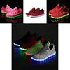Premium Quality Soft Strappy Athletic Led Light Sneakers For Men Women Unisex