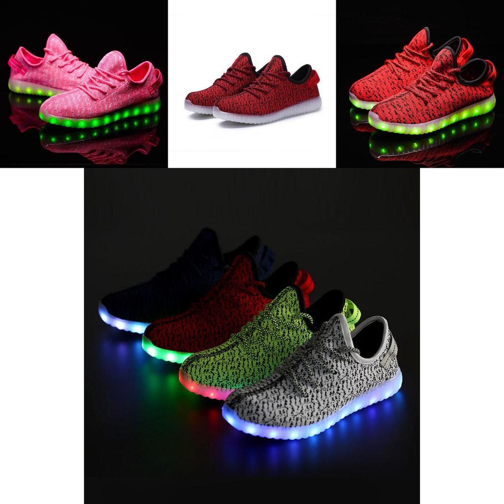 Premium Quality Soft Strappy Athletic Led Light Sneakers For Men Women Unisex