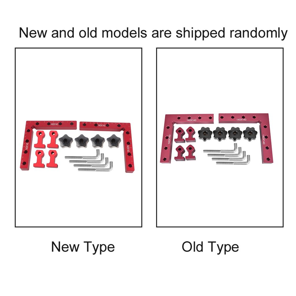 Woodworking Right Angle Fixing Clip L Shape 90 Degrees Ruler Carpenter s Tool(140x140mm)