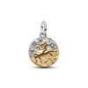 New Arrival 12 Constellation Dangle Charm Two Tone Gold Silver Pendant DIY Bracelet Bead Jewelry Gift For Women